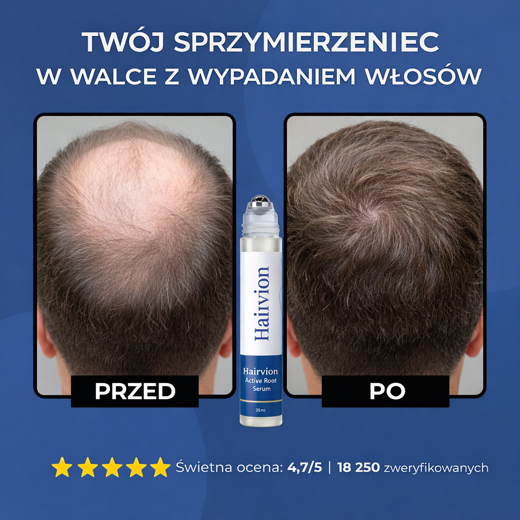 Hairvion Regrowth Formula Kuracja na Wzmocnienie Włosów